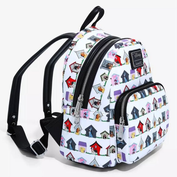 Loungefly Disney Dogs Doghouse Allover Print Mini Backpack - NWOT